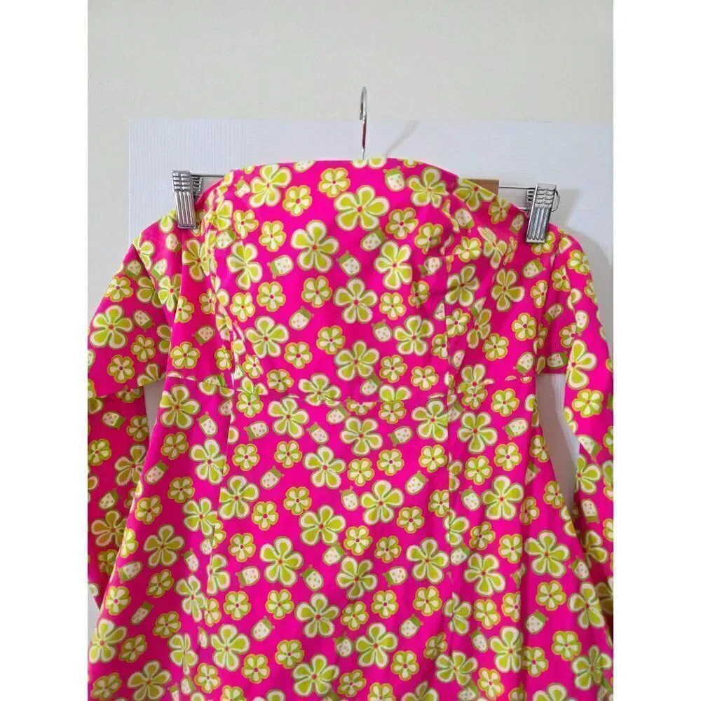 VTG Lilly pulitzer Sleeveless Floral Mini Dress 4 - Picture 3 of 7